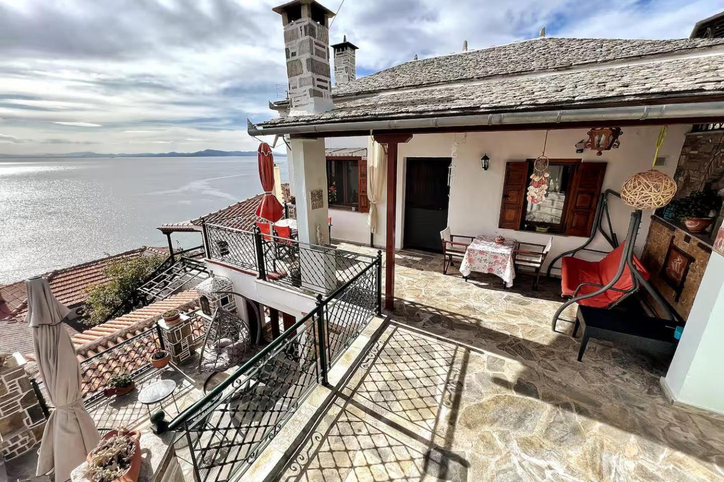 The Pagasetic Balcony - Magestic Sea Cottage Volos Esterno foto
