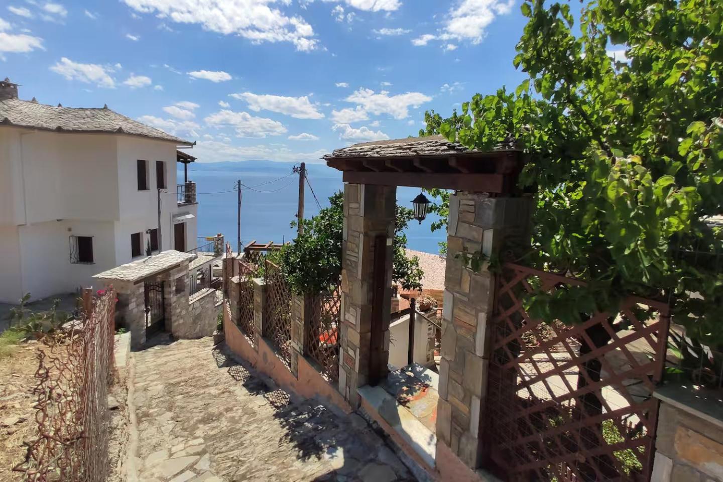 The Pagasetic Balcony - Magestic Sea Cottage Volos Esterno foto