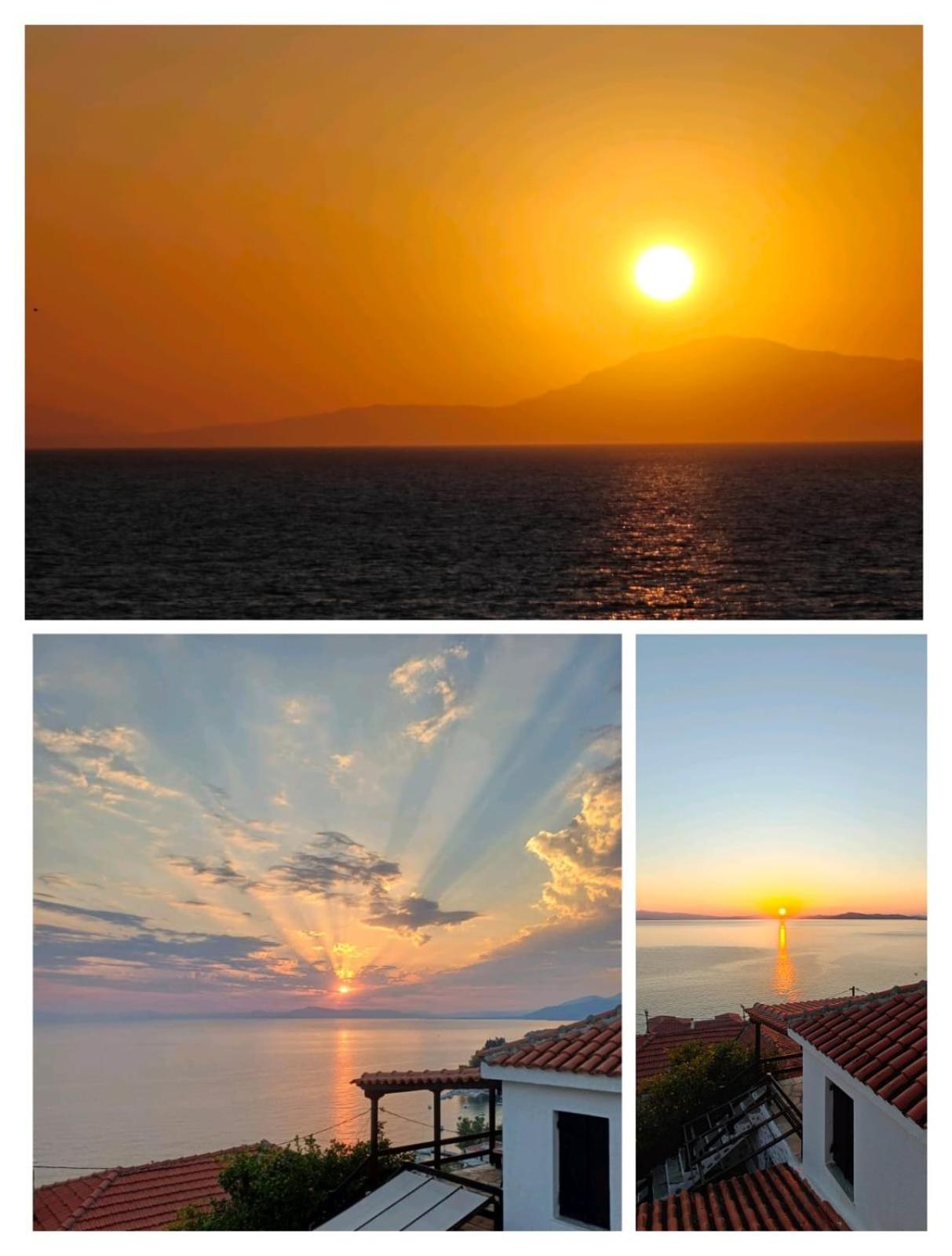 The Pagasetic Balcony - Magestic Sea Cottage Volos Esterno foto